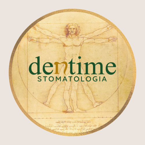 logo firmy Studio Stomatologii Estetycznej "dentime" Marta Oronowicz